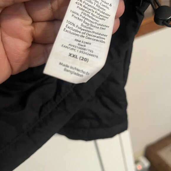 Avia women's quarter zip quilted pullover Black, Size XXL (20) - Picture 2 of 3